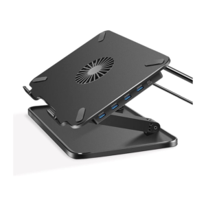 laptop stand with cooling fan + 4pcs usb port